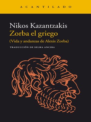 cover image of Zorba el griego